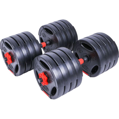 Set hantelash hibrid Pure2Improve, 40 kg, i zi
