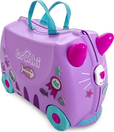 Детски куфер-играчка Trunki Kitty Cassie, 18L, со тркала, шарен