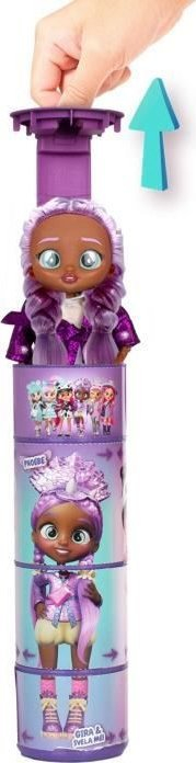 Kukull TM Toys BFF Cry Babies Phoebe, 20cm, me aksesorë mode, vjollcë