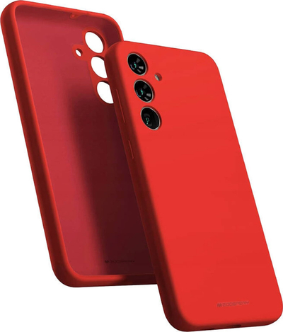 Силиконска маска Mercury за Samsung Galaxy A25 5G, црвена