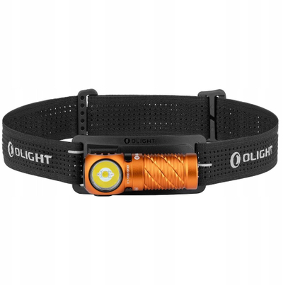 Dritë koke Olight Perun 3 Mini, LED e bardhë edhe e kuqe, portokalli