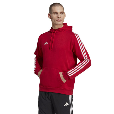 Bluzë me kapuç Adidas Tiro 23 SW Hoody M HS3600, fleece, e kuqe
