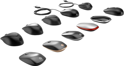 Maus USB HP Travel, 1000 DPI, оптички, црн