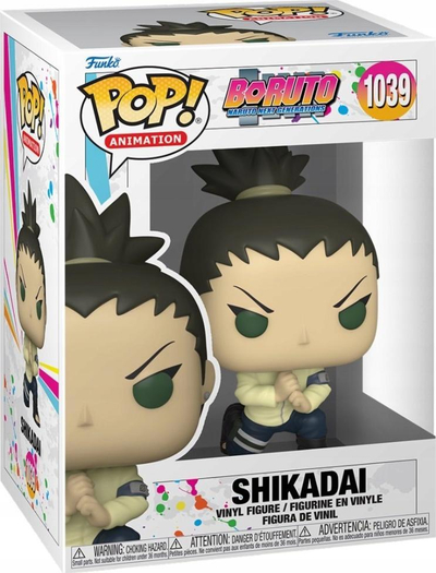 Figurë vinili Funko Pop Boruto Shikadai, koleksion anime, shumëngjyrëshe