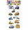 Sticker dekorativ Puffy Centrum, me makina, 30x35mm dhe 10x10mm, shumëngjyrësh