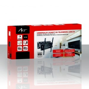 Mbajtëse muri për TV Art AR-86, 32" 63", deri 30 kg, e zezë