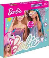 Set kreativ Diamond Dotz Barbie Fantasy Dotz Box Dante, art dekorativ me diamante, për fëmijë, shumëngjyrësh