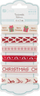 Shirita dekorativë DpCraft Scandi Christmas, 6 copë, 6 x 2 m, krem edhe të kuq