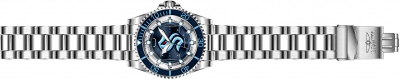 Orë për meshkuj Invicta NHL Seattle Kraken Quartz 42248, e argjendtë