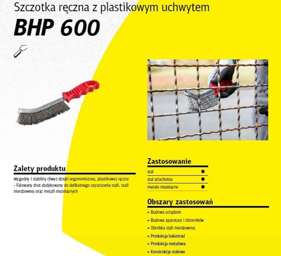 Fshesë dore KLINGSPOR BHP 600 Special, çelik 0.3mm, 140x25x265mm, 1 copë