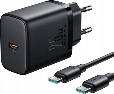 Karikues i shpejtë Joyroom JR-TCF11, 25W, USB-C, me kabllo 1m, i zi