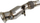 Downpipe TurboWorks BMW B48 F30 340i F32 440i, inox, me katalizator