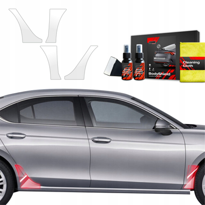 Folie mbrojtëse pragje GrizzProtector 4in1, Skoda Superb 4 Liftback 2024-2026, transparente