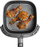 Fritezë me ajër të ngrohtë Tefal EY1458 Easy Fry Compact, 1300W, e vogël, e zezë