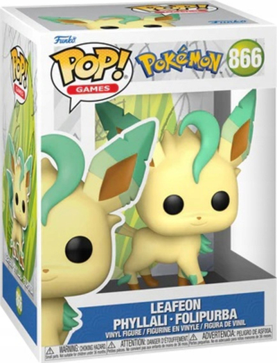 Figurë koleksionuese Funko POP Games Pokemon Leafeon, vinil, shumëngjyrëshe