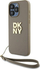 Mbulesë telefoni DKNY DKHCP15LPBSWSE, për iPhone 15 Pro 6.1", hardcase me rrip dore, bezhë