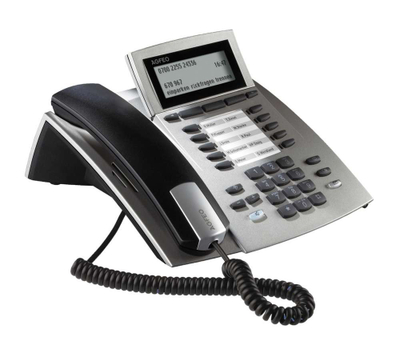 Telefon fiks analog AGFEO ST 42, Caller ID, mban në memorje 1000 kontakte, argjend