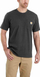 Bluzë Carhartt Workwear K87 me xhep, pambuk, gri e errët, M