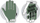 Doreza mekaniku Mechanix The Original, 2XL, pëllëmbë lëkurë sintetike, të zeza
