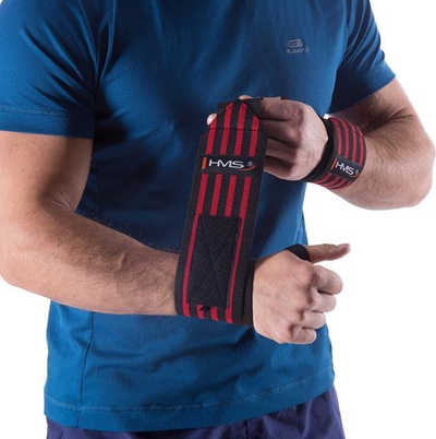 Rripa kapje HMS Grip Strips, set 2 copë, për stërvitje force, të zinj