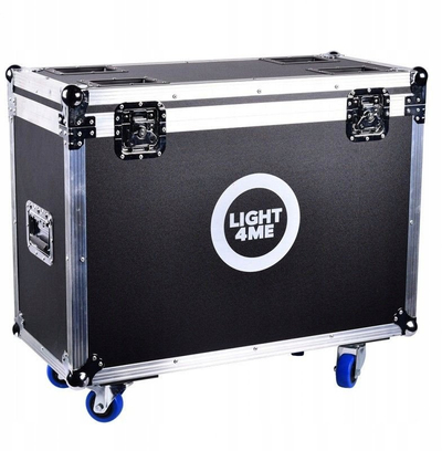 Kasë transporti Light4Me Venom Zoom 350, për 2 koka lëvizëse, me rrota, e zezë