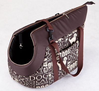 Çantë transporti për kafshë Hobbydog R2 Bag Writings, për qen të vegjël dhe mace, material rezistent, shumëngjyrëshe