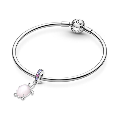 Aksesor për byzylyk Pandora Sea Turtle Moments 798939C02, i argjendtë