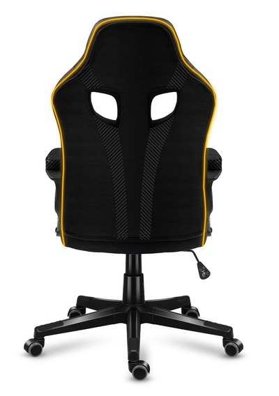 Karrige lojërash Huzaro Force 2.5 RGB Carbon Mesh, 130 kg, e zezë