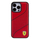 Mbrojtëse telefoni Ferrari Perforated Waves për iPhone 15 Pro, me logo metal, e kuqe