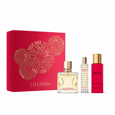 Set Valentino Voce Viva, Eau de Parfum 100 ml + losion trupi 100 ml + Eau de Parfum 15 ml