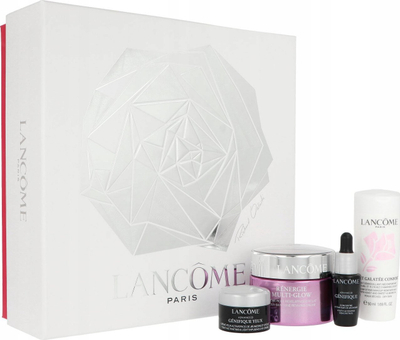 Set kujdesi fytyre Lancôme Rénergie Multi-Glow, krem dite 50 ml, serum edhe qumësht pastrues