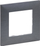 Kornizë teke Legrand Niloe Step 863991, 86 x 86 mm, çelik i furçuar