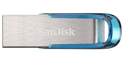 USB SanDisk Ultra Flair, 128GB, USB 3.0, ngjyrë argjendi