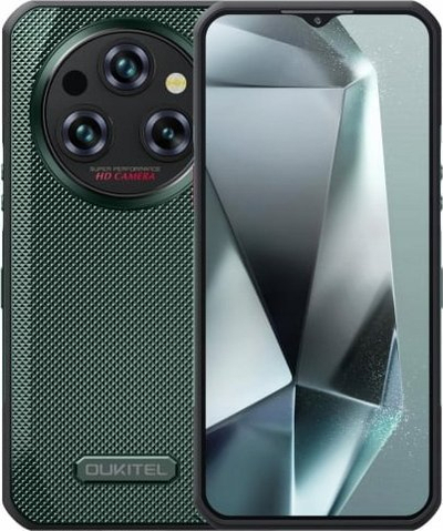 Telefoni Oukitel WP35, 8GB RAM, 256GB, i gjelbër