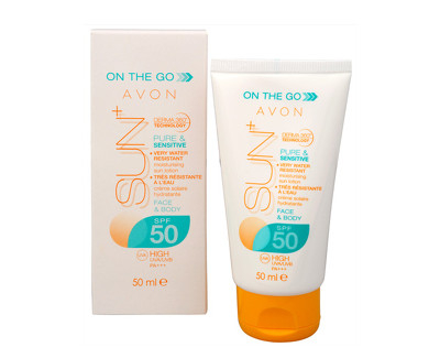 Losion për mbrojtje ndaj diellit Avon Moisturizing Sun, 50 ml