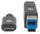 Kabllo USB Manhattan USB C në USB Type B, USB 3.1, 1.83 m, e zezë