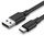 Kabllo UGREEN USB-A - USB-C, 3m, e zezë