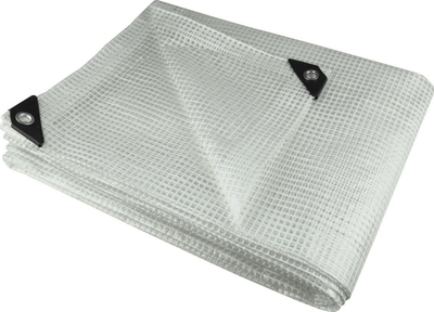 Çarçaf mbrojtës transparent i përforcuar, 2x3 m, 100 g/m², transparent