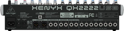 Аудио миксер Behringer XENYX QX2222 USB, 22 канали, ефекти KLARK TEKNIK, црн