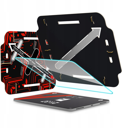 Xham mbrojtës tablet Grizz HybridGlass Easy për iPad Air 11" M4 2026, 9H, i tejdukshëm