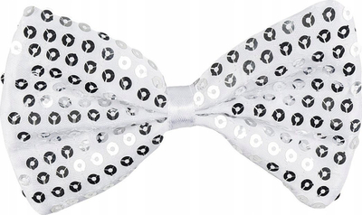 Papion Boland Spangles, 12 cm, me shkëlqim, argjendtë