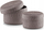 Set shporta plastike Zeller, 2 copë, gri