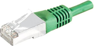 Kabllo rrjeti Telegärtner 100009118 RJ45, CAT6A S/FTP, 15m, jeshile