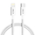 Kabllo karikues Tech-Protect Ultraboost Lite Lightning, USB-C në Lightning, 27W PD 3A 1m, e bardhë