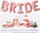 Pjata letre Bride Squad, 23cm, set 6 copë, rose gold