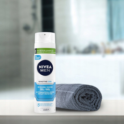 Xhel rroje Nivea Refreshing Shaving Gel, 200ml, për meshkuj