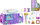 Сет играчки Polly Pocket Glamping Camper Van, кукла 7.5 cm, аксесоари за кампување, повеќебојна
