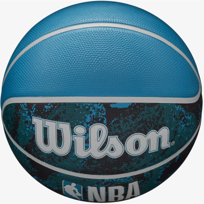 Top basketbolli Wilson NBA Drv Plus Vibe, nr. 7, për jashtë edhe brenda, zi blu
