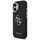 Kisë telefoni Guess Hardcase 4G Grained Big Logo GUHCP17SPG4SMCEK, për iPhone 17, lëkurë eko, e zezë