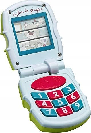 Telefon lodër muzikor Sophie la girafe, aktivitet për bebe, shumëngjyrësh